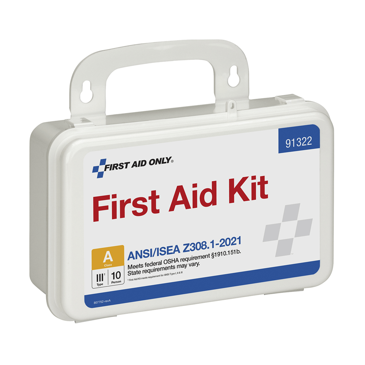 Acme United 10 Person ANSI 2021 Class A, Plastic First Aid Kit