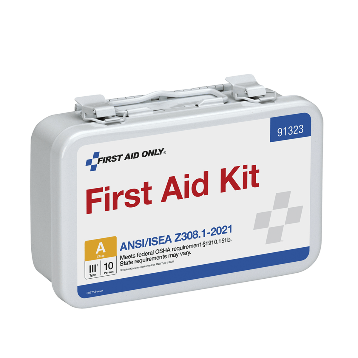 Acme United 10 Person ANSI 2021 Class A, Metal First Aid Kit