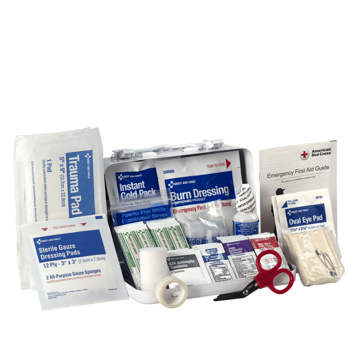 Acme United 10 Person ANSI 2021 Class A, Metal First Aid Kit