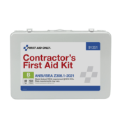 Acme United 50 Person ANSI 2021 Class B, Contractor Metal First Aid Kit