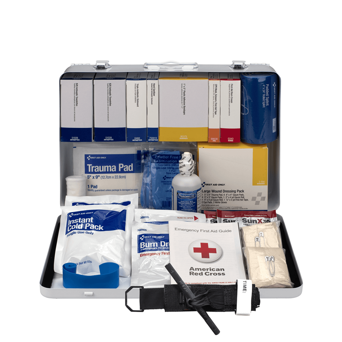 Acme United 50 Person ANSI 2021 Class B, Contractor Metal First Aid Kit