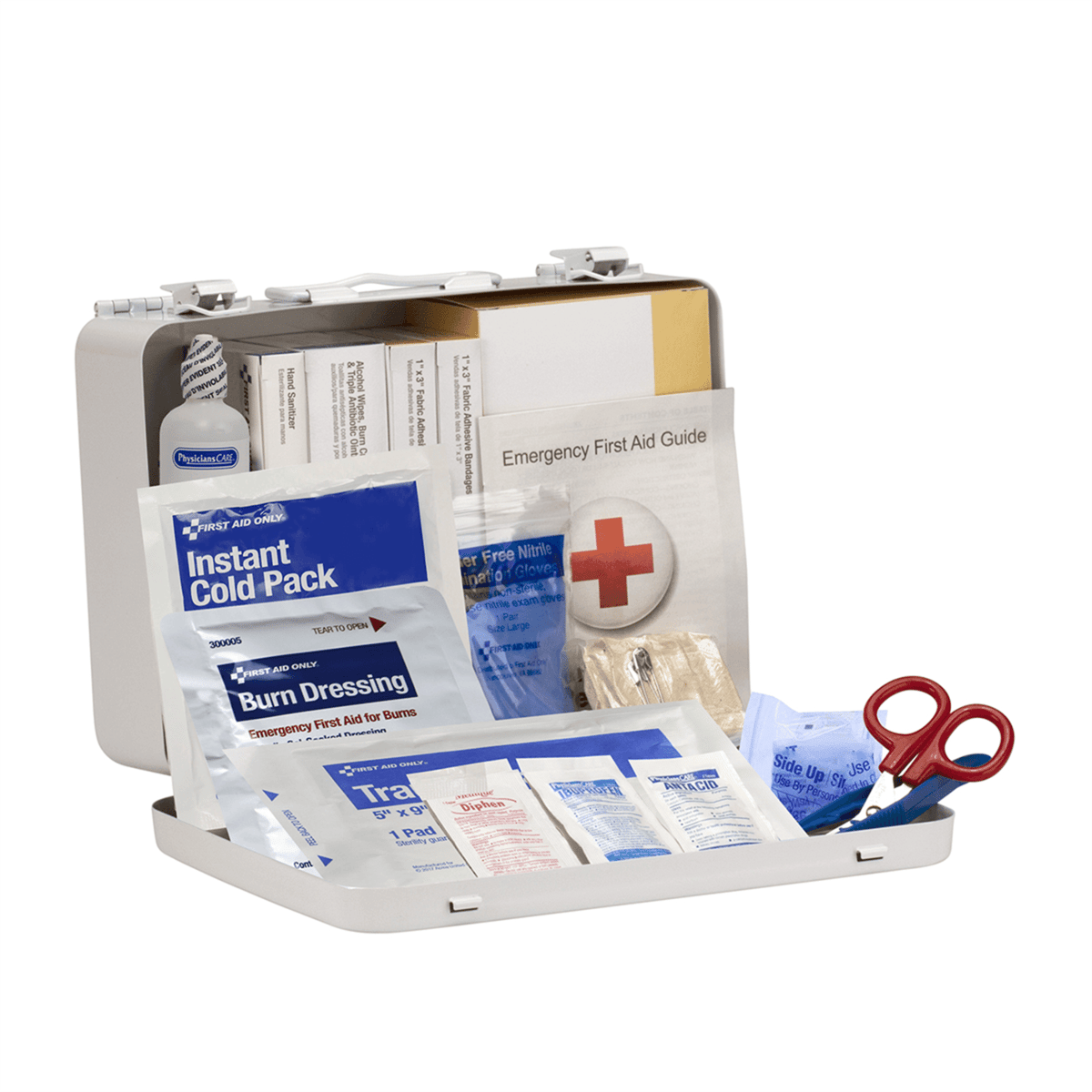 Acme United 25 Person ANSI 2021 Class A, Heavy Duty Vehicle Metal First Aid Kit
