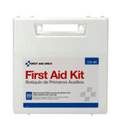 Acme United 50 Person First Aid Kit, Plastic Case with Dividers