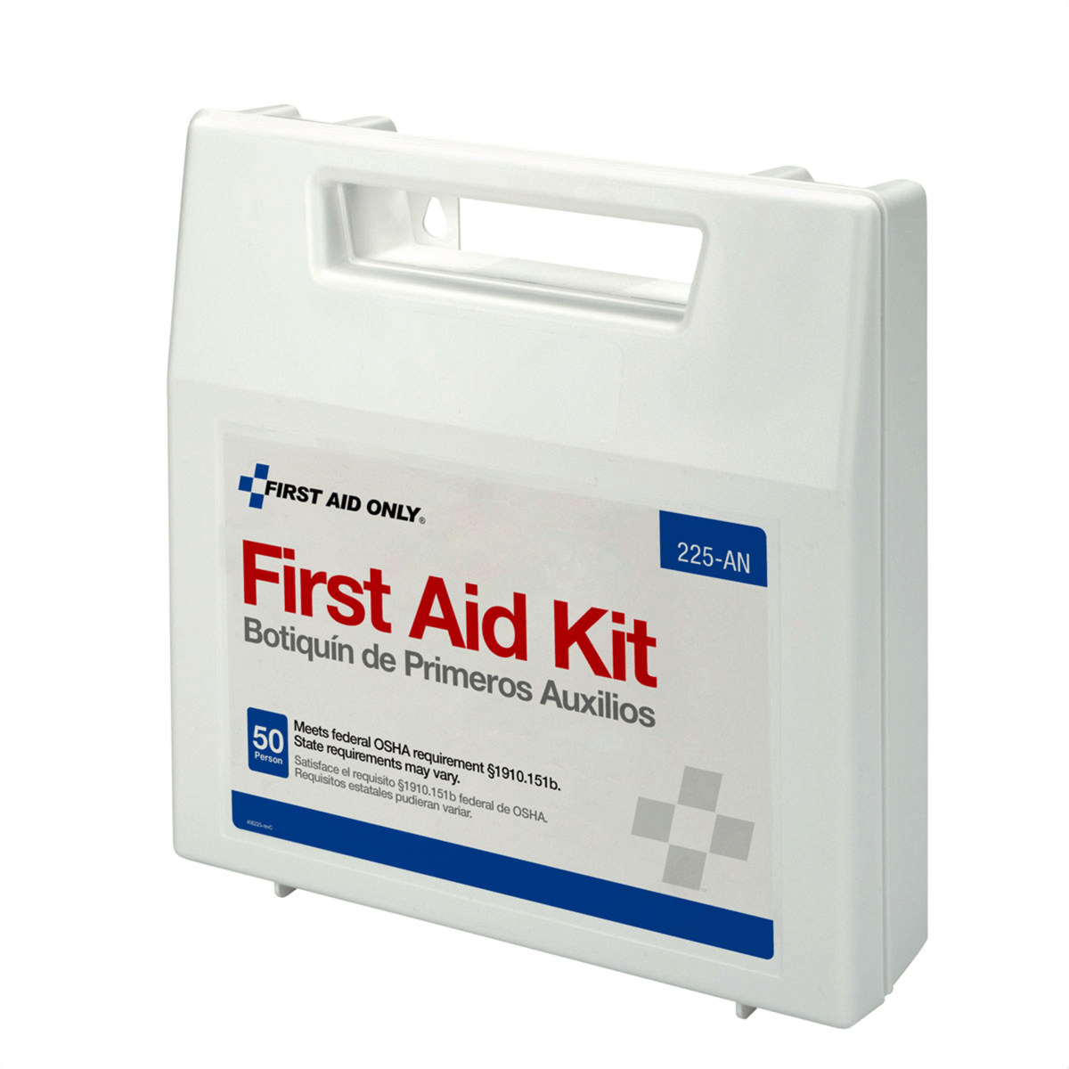 Acme United 50 Person First Aid Kit, Plastic Case with Dividers