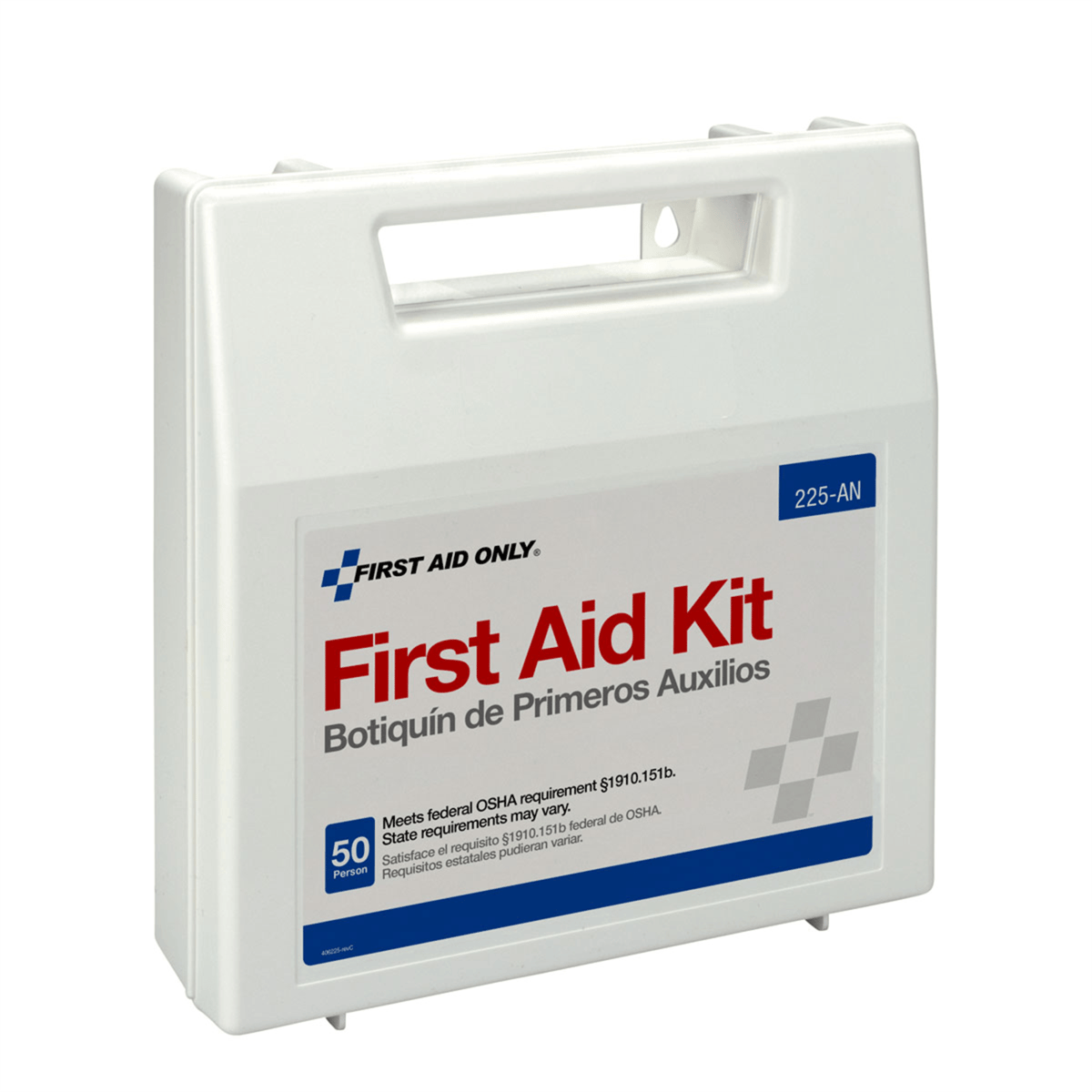 Acme United 50 Person First Aid Kit, Plastic Case with Dividers