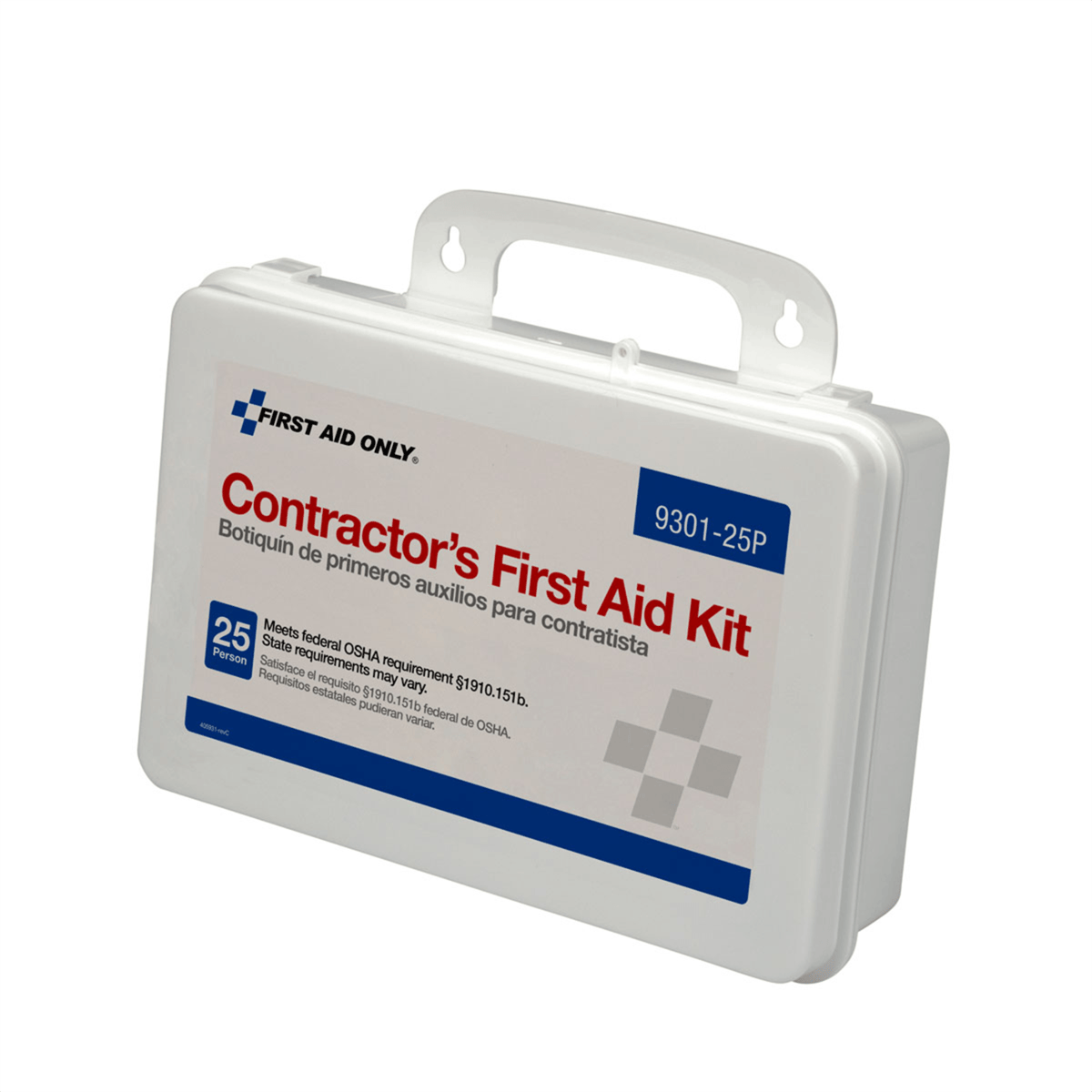Acme United 25 Person Contractor First Aid Kit, Plastic Case