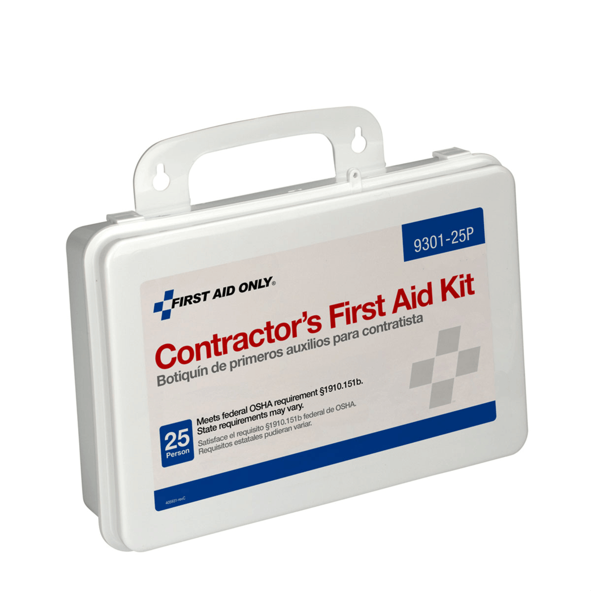 Acme United 25 Person Contractor First Aid Kit, Plastic Case