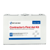 Acme United 25 Person Contractor First Aid Kit, Metal Case