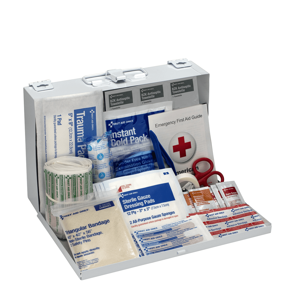Acme United 25 Person Contractor First Aid Kit, Metal Case