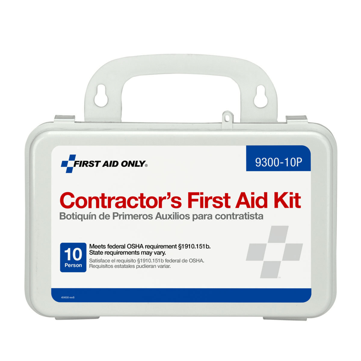 Acme United 10 Person Contractor First Aid Kit, Plastic Case