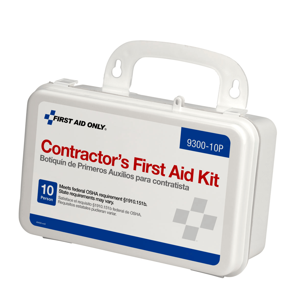 Acme United 10 Person Contractor First Aid Kit, Plastic Case