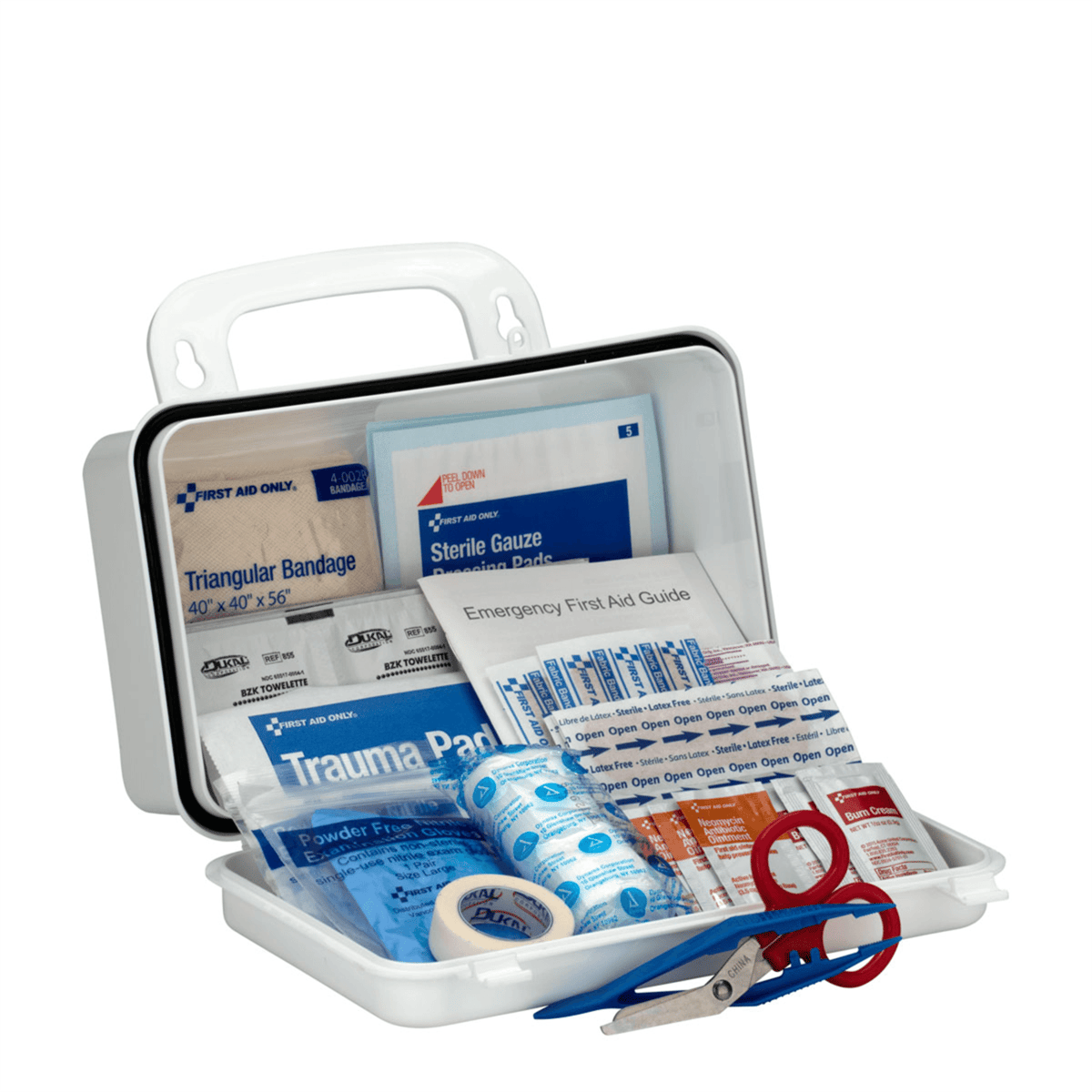 Acme United 10 Person Contractor First Aid Kit, Plastic Case