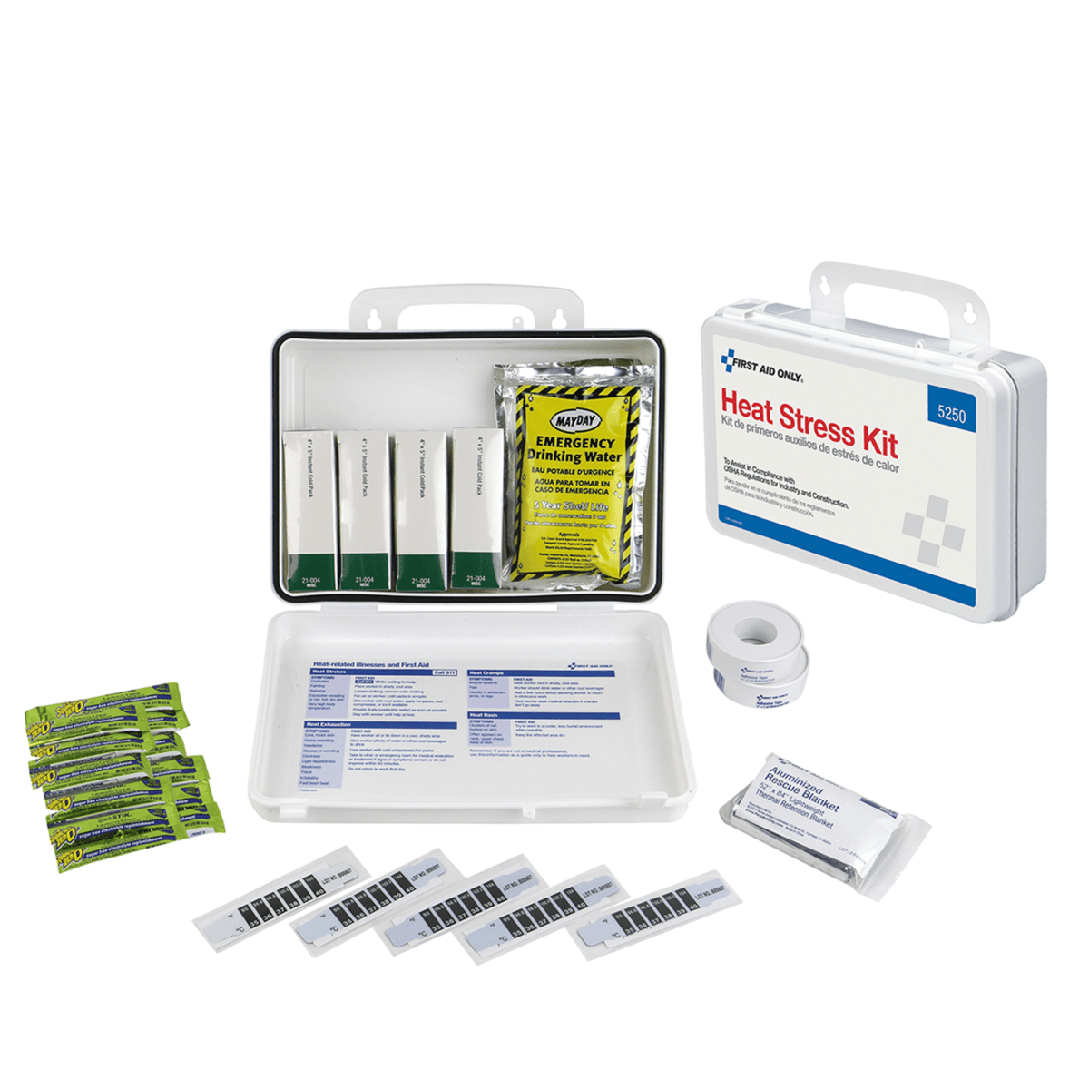 Acme United Heat Stress Kit, Plastic Case