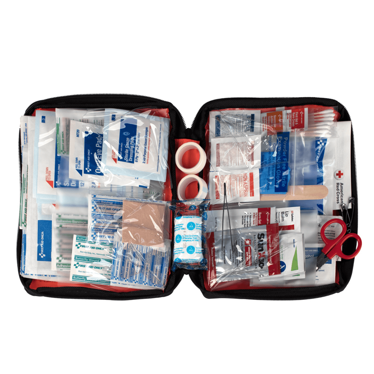 Acme United Outdoor First Aid Kit, 205 Piece, Fabric Case