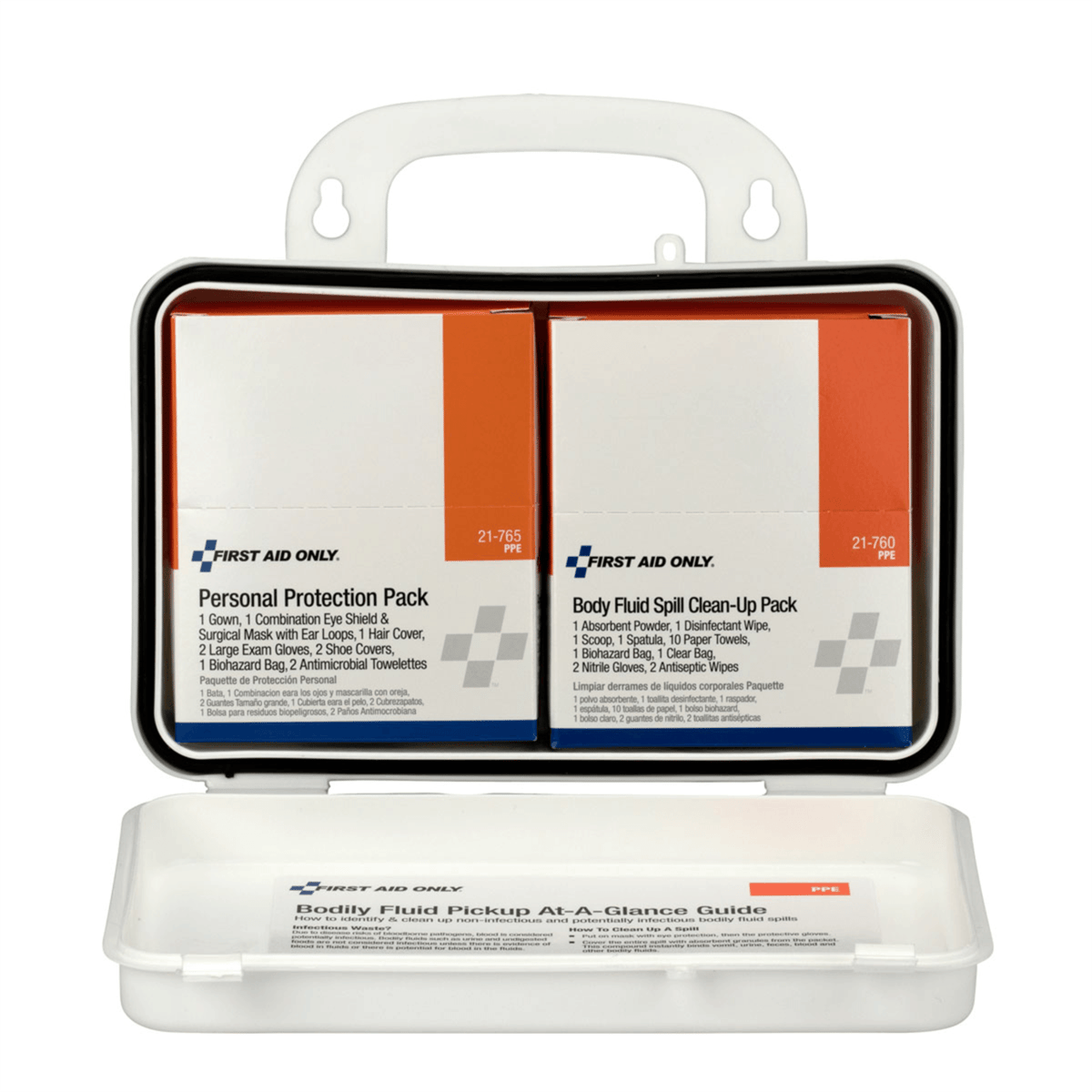 Acme United BBP Unitized Spill Clean Up Kit, Plastic Case