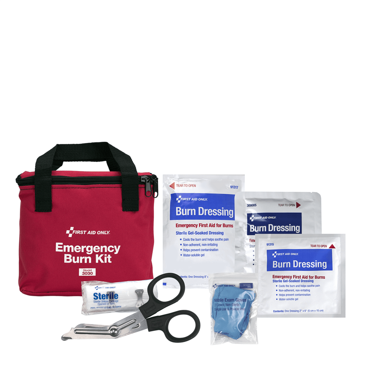 Acme United Burn Care Kit, Fabric Case
