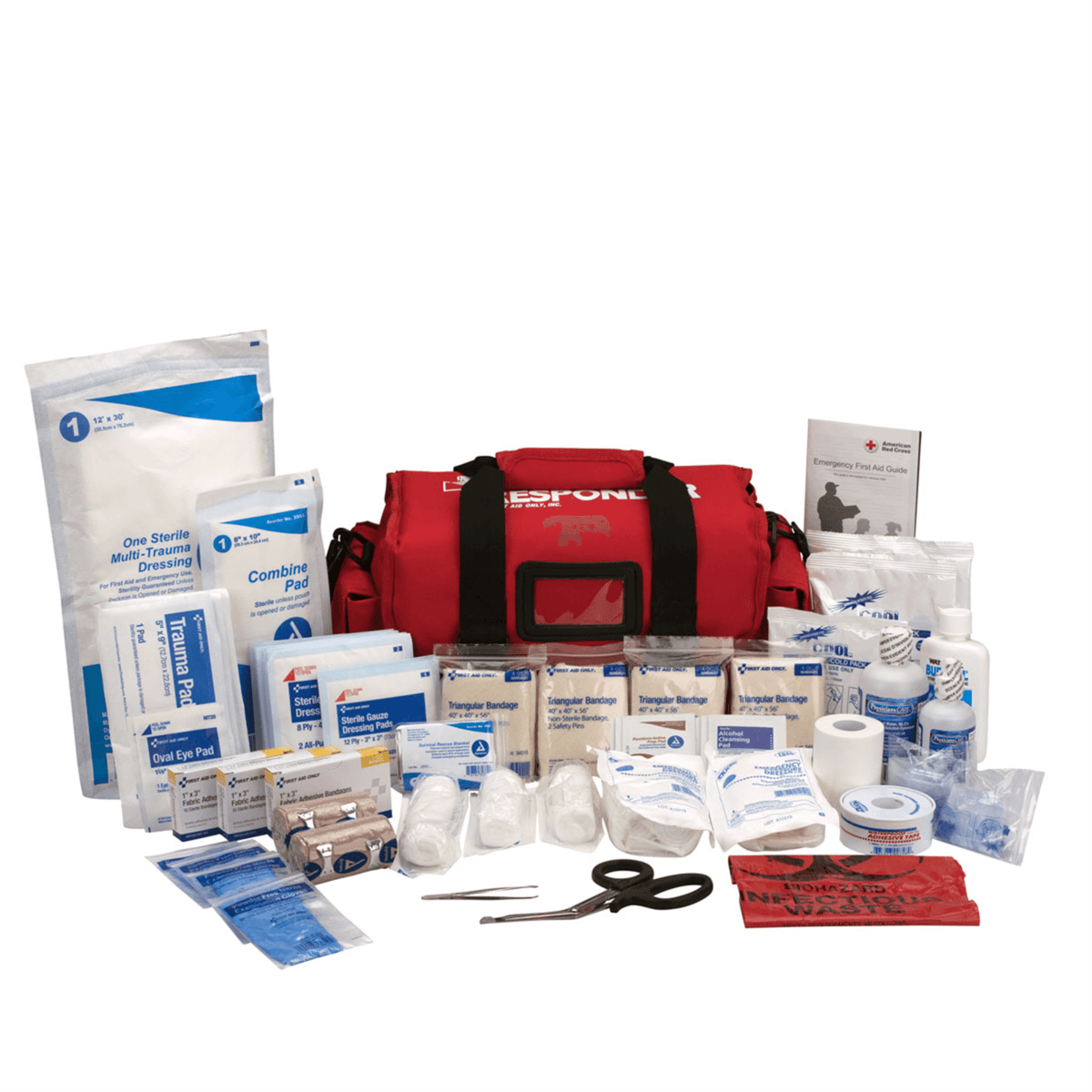 Acme United First Responder Kit, Large 158 Piece Bag