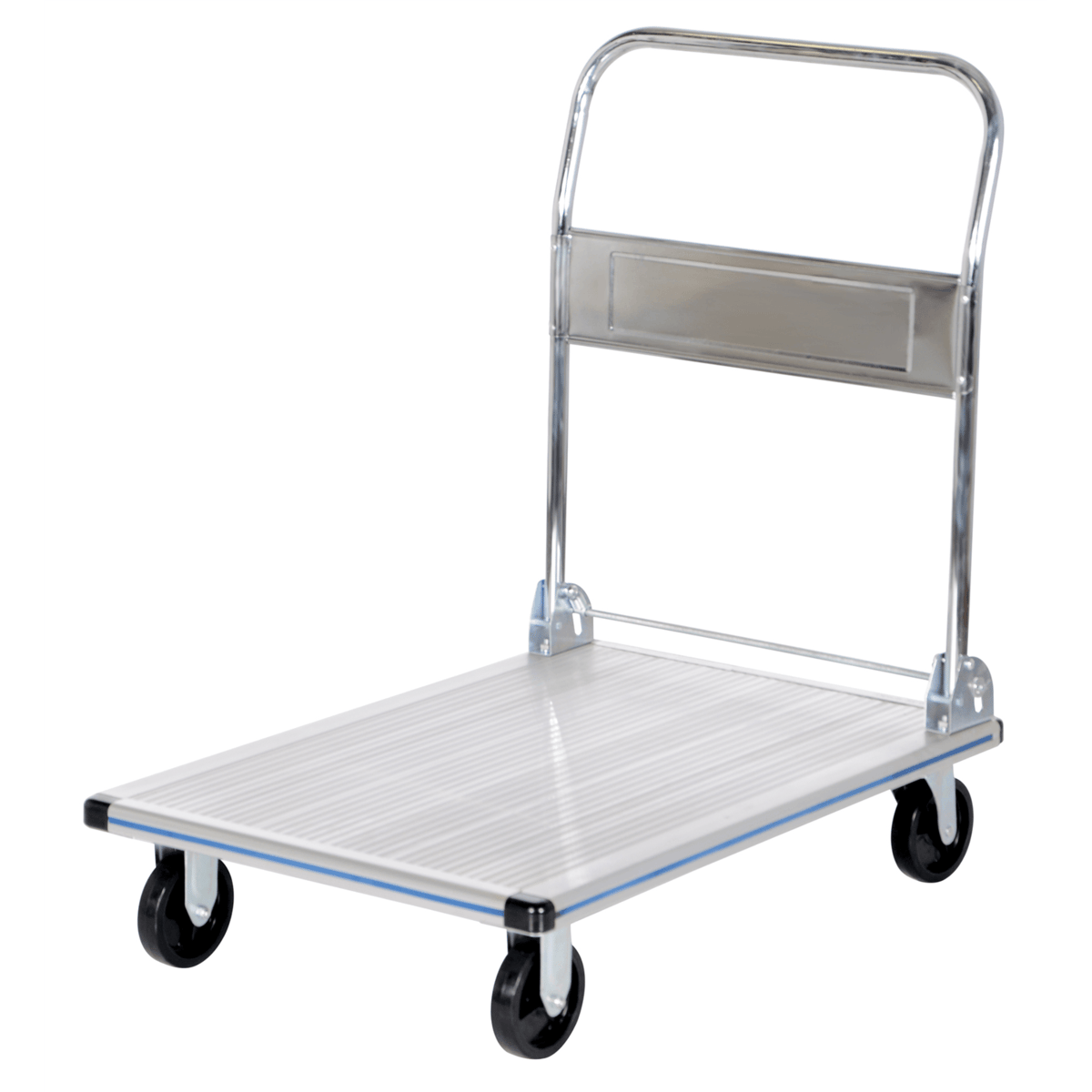 Vestil Aluminum Platform Truck 24 In. x 36 In. 600 Lb. Capacity Silver AFT-36-NM