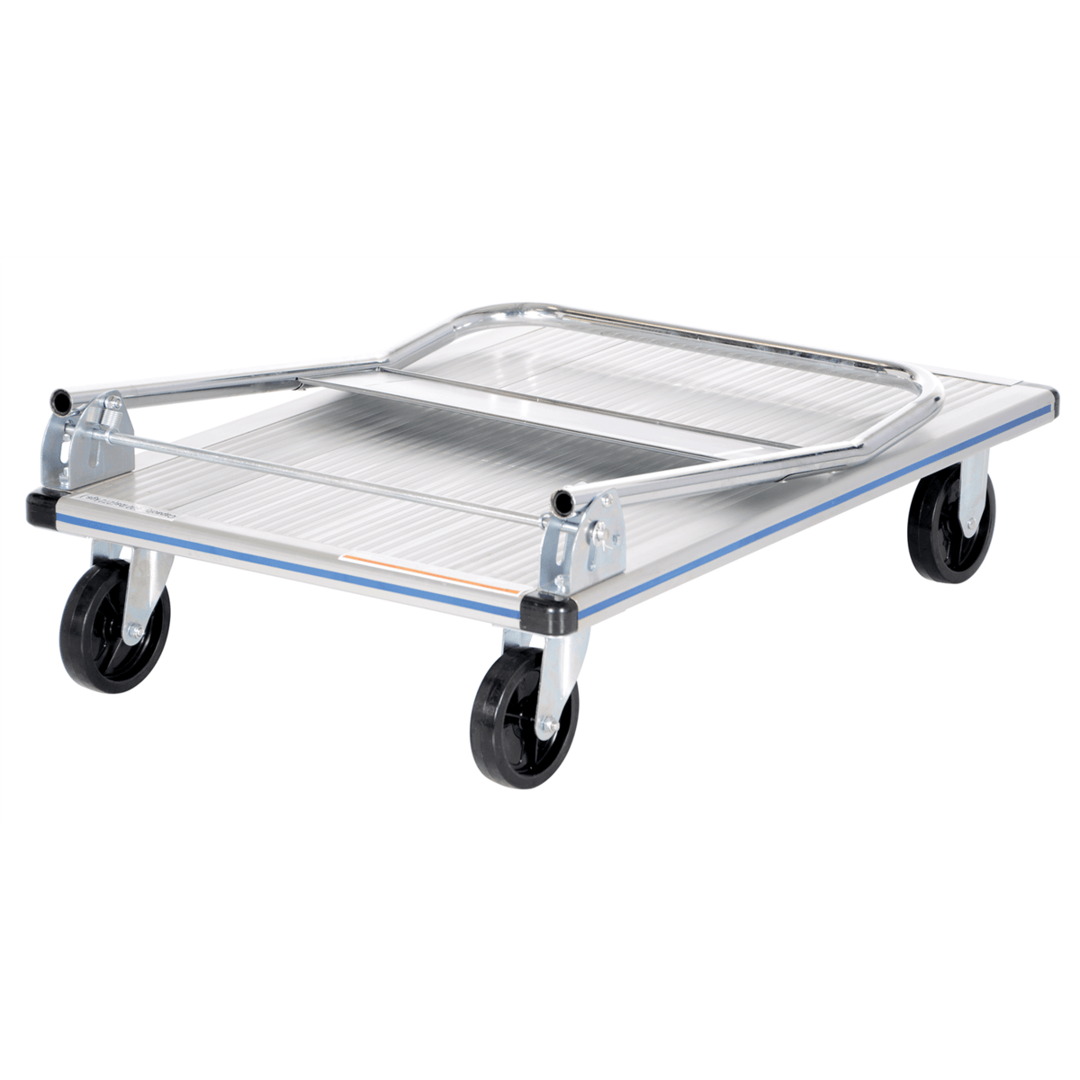 Vestil Aluminum Platform Truck 24 In. x 36 In. 600 Lb. Capacity Silver AFT-36-NM