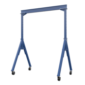 Vestil Steel Adjustable Height Gantry Crane 10 Ft. x 12 Ft. 4000 Lb. Capacity Silver AHS-4-10-12