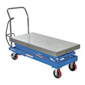 Vestil Carbon Steel Air Steel Cart 1500 Lb. Capacity Silver AIR-1500-D