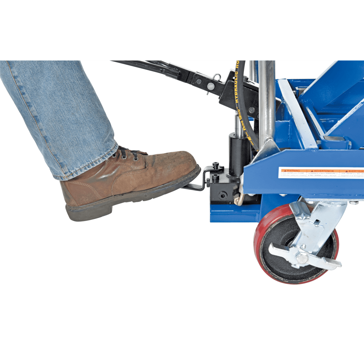 Vestil Carbon Steel Air Steel Cart 1500 Lb. Capacity Silver AIR-1500-D