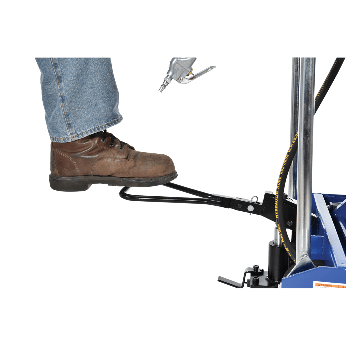 Vestil Carbon Steel Air Steel Cart 1500 Lb. Capacity Silver AIR-1500-D