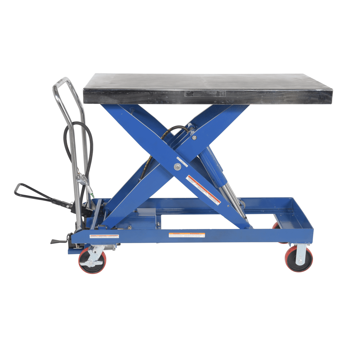 Vestil Carbon Steel Air Steel Cart 2000 Lb. Capacity Silver AIR-2000