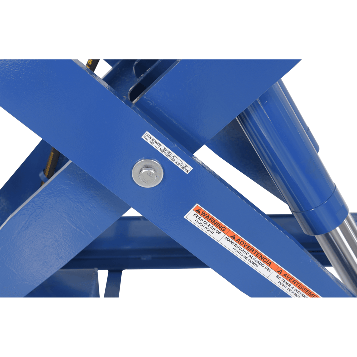 Vestil Carbon Steel Air Steel Cart 2000 Lb. Capacity Silver AIR-2000