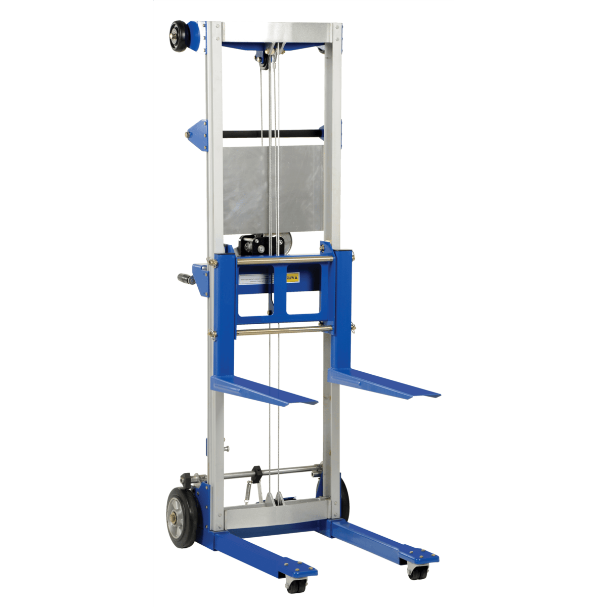 Vestil Aluminum/Steel Fixed Straddle Hand Winch Lift Trucks 500Lb. Capacity Silver A-LIFT-R