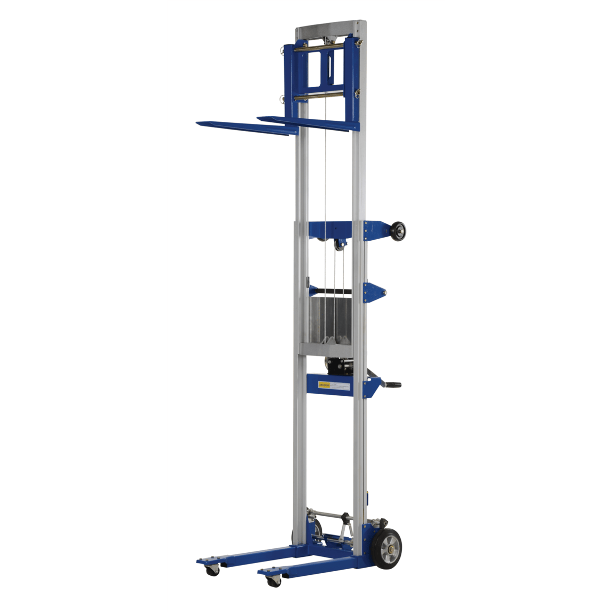 Vestil Aluminum/Steel Fixed Straddle Hand Winch Lift Trucks 400Lb. Capacity Silver A-LIFT-R-HP