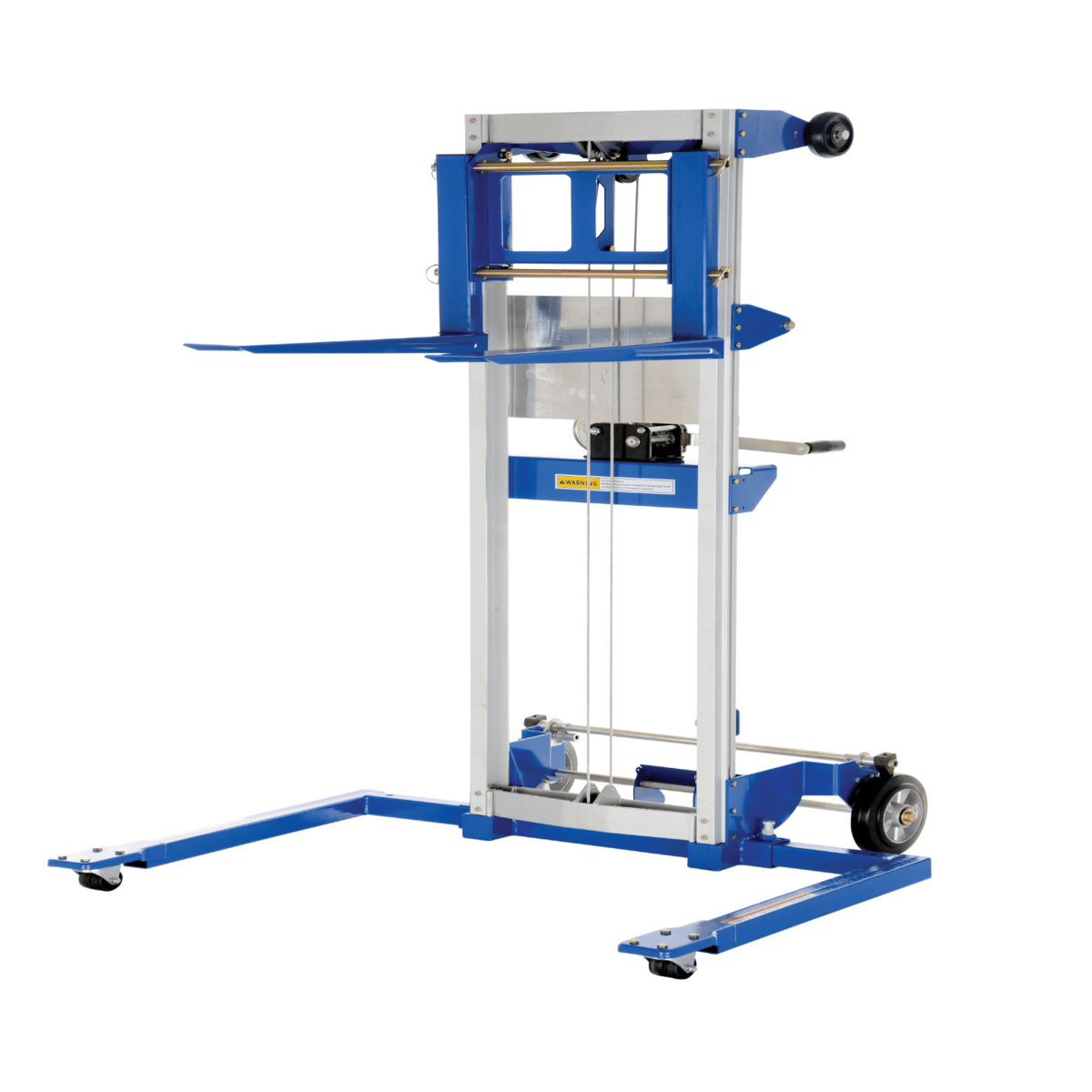 Vestil Aluminum/Steel Adjustable Straddle Hand Winch Lift Trucks 500Lb. Capacity Silver A-LIFT-S