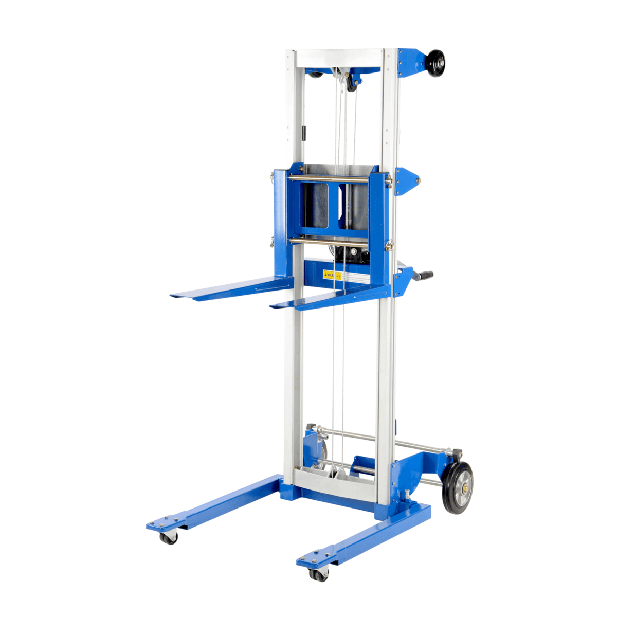 Vestil Aluminum/Steel Adjustable Straddle Hand Winch Lift Trucks 400Lb. Capacity Silver A-LIFT-S-HP