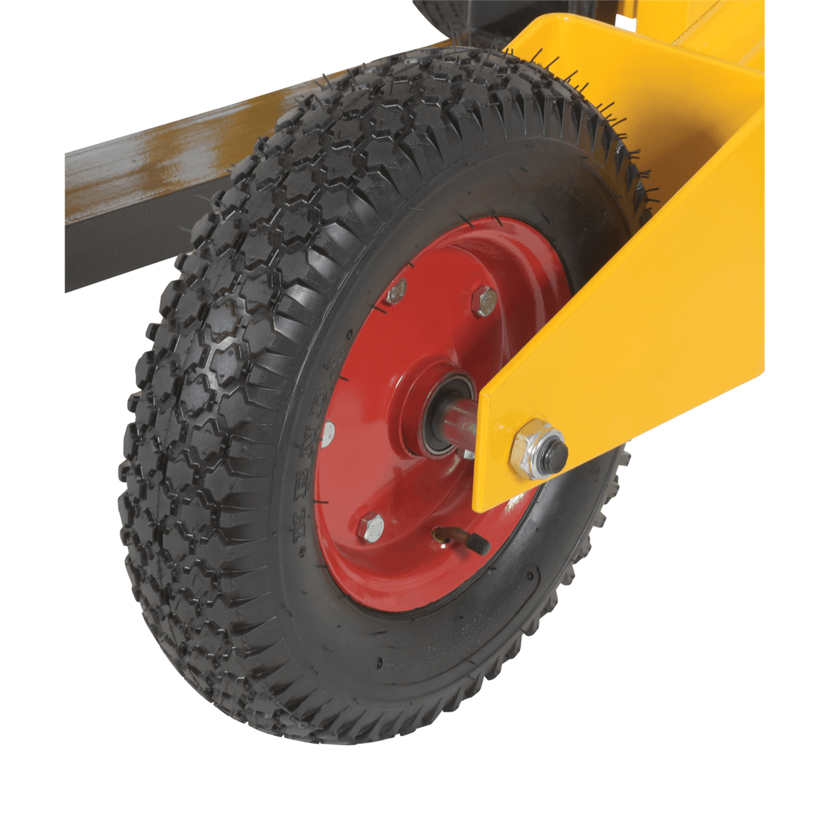 Vestil Steel All-Terrain Pallet Truck 32 In. Fork Length 2000 Lb. Capacity Yellow ALL-T-2