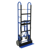 Vestil Steel Ratchet Appliance Cart 17 In. x 24 In. x 60 In. 1200 Lb. Capacity Blue APPL-1200-60