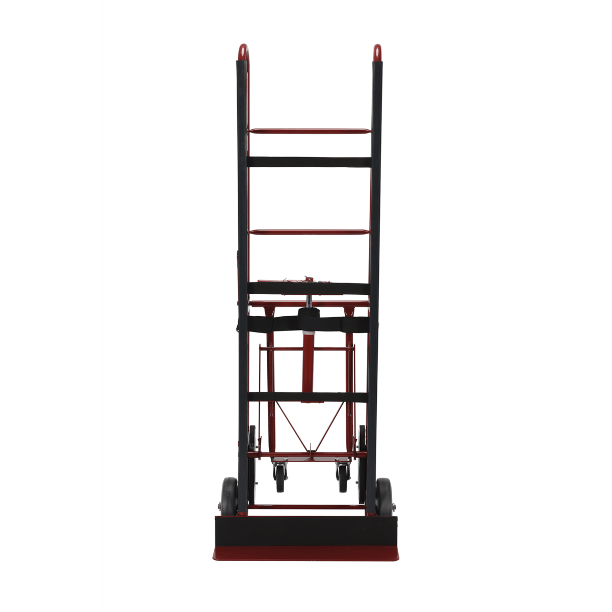 Vestil Steel Ratchet Appliance Cart 17 In. x 24 In. x 66 In. 1200 Lb. Capacity Red APPL-1200-66