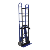 Vestil Steel Ratchet Appliance Cart 17 In. x 24 In. x 72 In. 1200 Lb. Capacity Blue APPL-1200-72