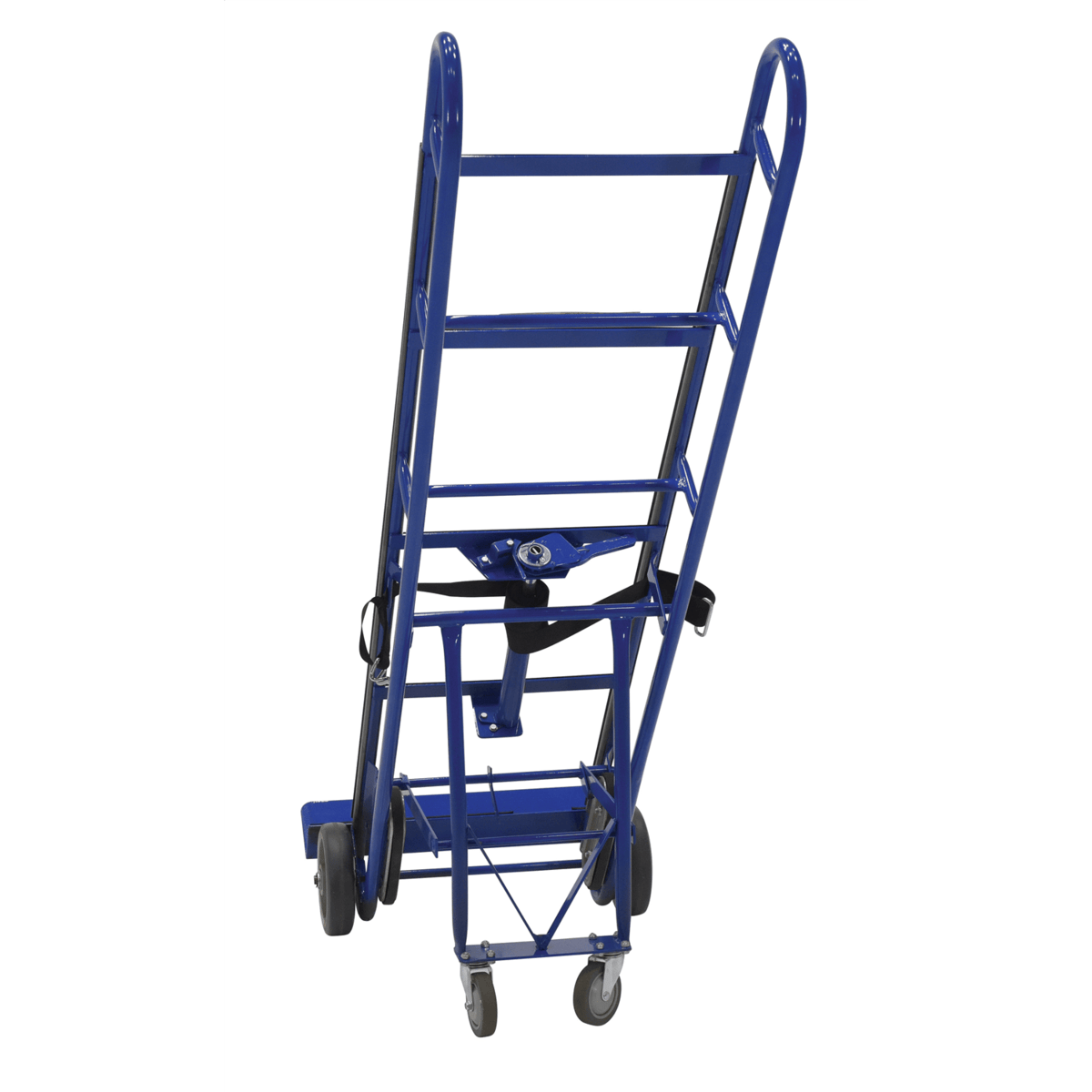 Vestil Steel Ratchet Appliance Cart 17 In. x 24 In. x 72 In. 1200 Lb. Capacity Blue APPL-1200-72