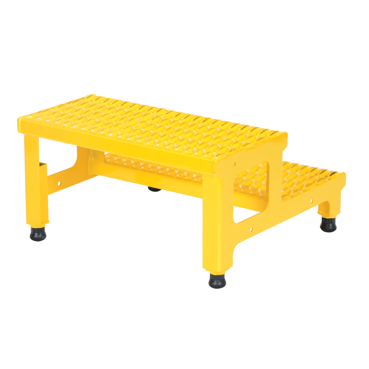 Vestil Steel Adj Step Mate Stand 2 Step 22-7/8 Inx23-13/16Inx15-1/4 In 500 Lb Capacity Yellow ASP-24