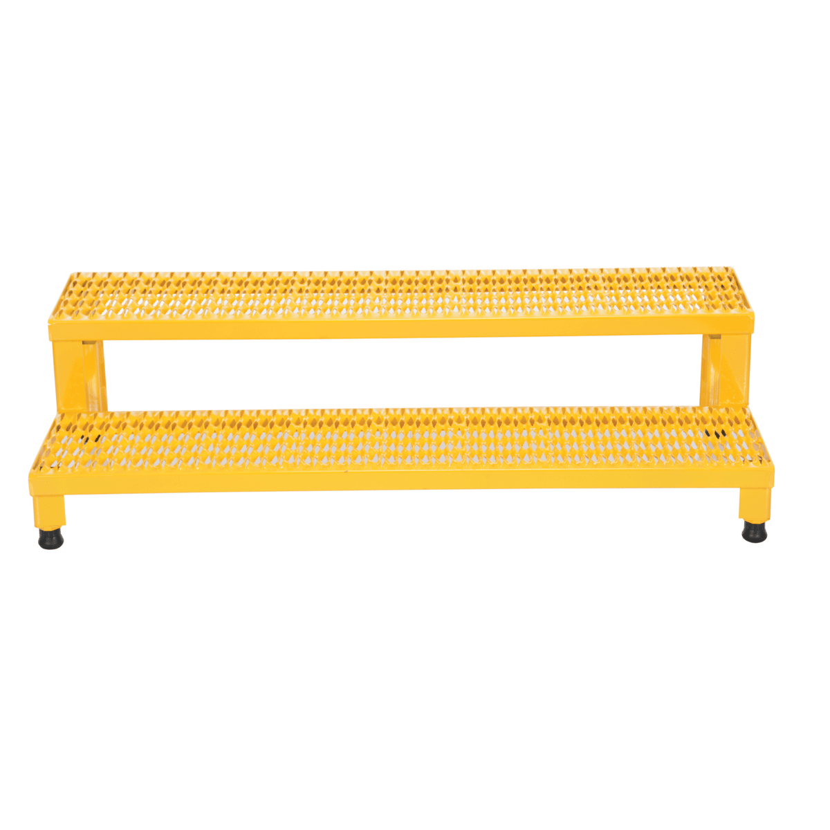 Vestil Steel Adj Step Mate Stand 2 Step 22-7/8 Inx48-1/2 Inx15-1/4 In 500 Lb. Capacity Yellow ASP-48