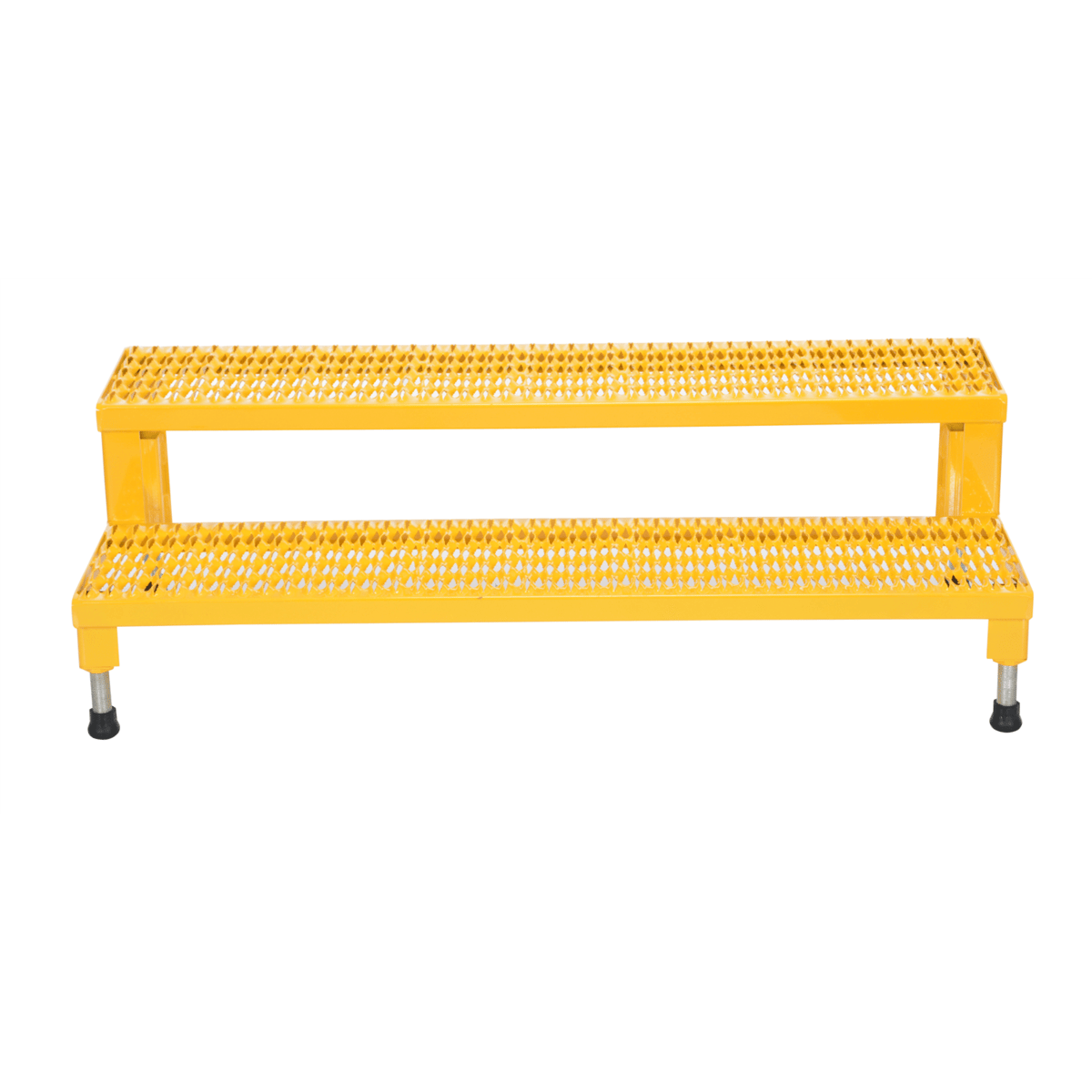 Vestil Steel Adj Step Mate Stand 2 Step 22-7/8 Inx48-1/2 Inx15-1/4 In 500 Lb. Capacity Yellow ASP-48