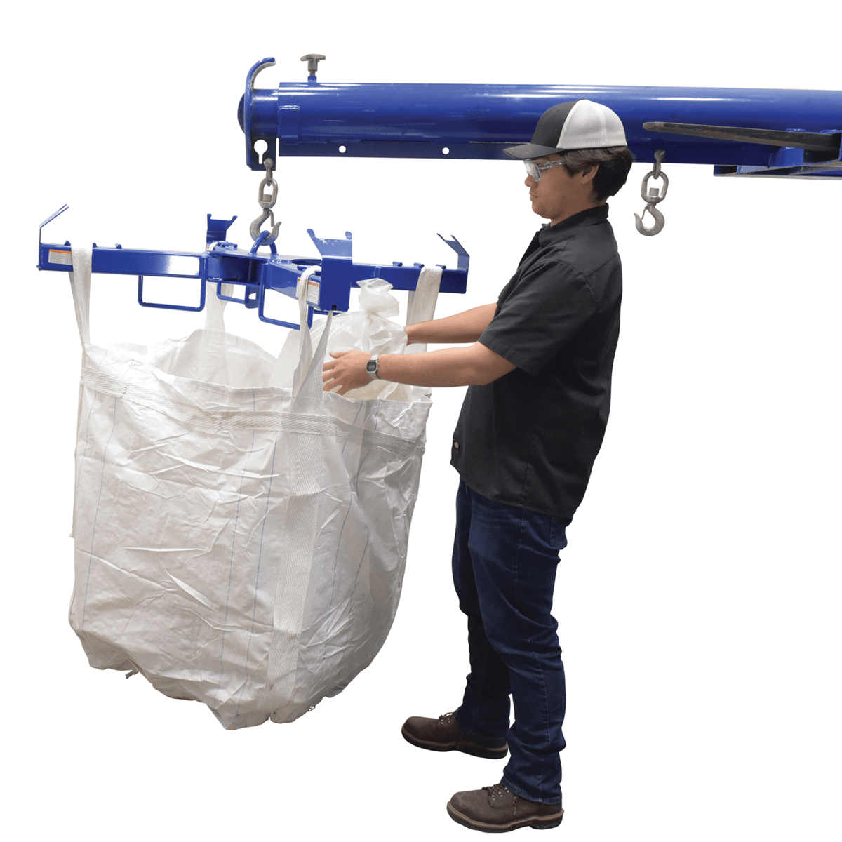 Vestil Steel Bulk Bag Lifter 39-15/16 In. x 53-1/2 In. x 11-9/16 In. 4000 Lb. Capacity BBL-4