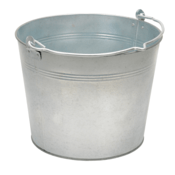 Vestil Galvanized Steel Bucket 3-1/4 Gallon Capacity BKT-GAL-325