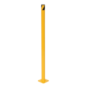 Vestil Steel Pipe Safety Bollard 36 In. x 1-3/4 In. Yellow BOL-36-2