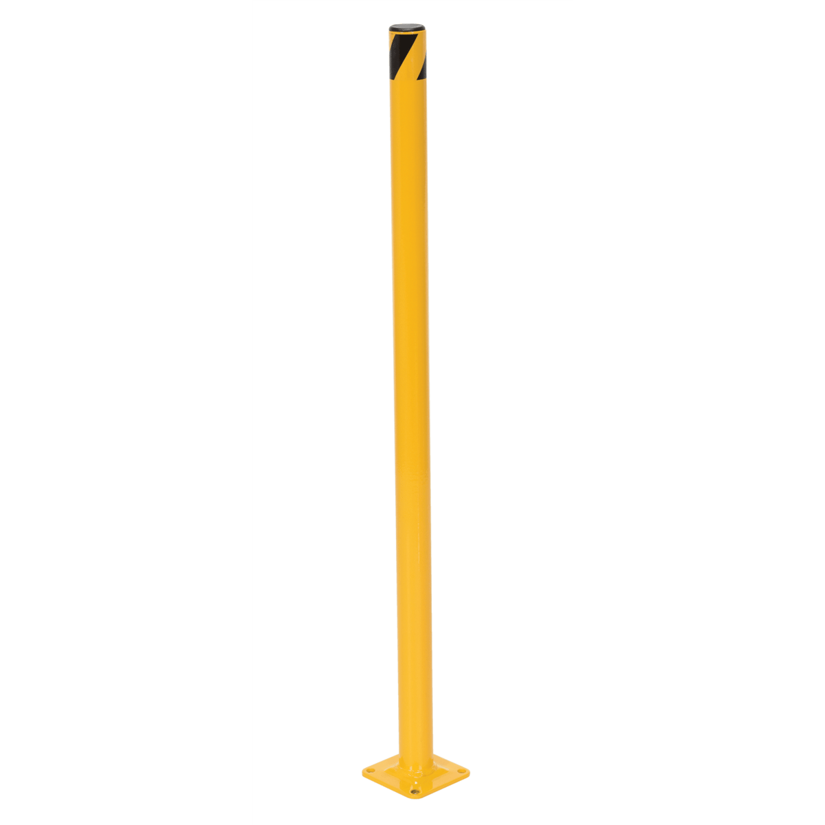 Vestil Steel Pipe Safety Bollard 36 In. x 1-3/4 In. Yellow BOL-36-2