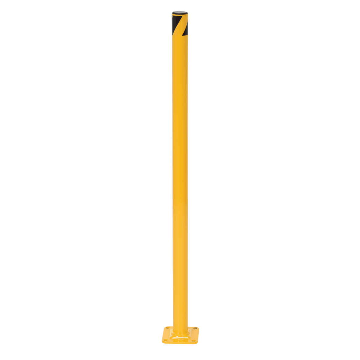 Vestil Steel Pipe Safety Bollard 36 In. x 1-3/4 In. Yellow BOL-36-2