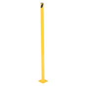 Vestil Steel Pipe Safety Bollard 42 In. x 1-3/4 In. Yellow BOL-42-2