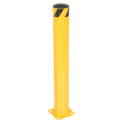 Vestil Steel Pipe Safety Bollard 42 In. x 5-1/2 In. Yellow BOL-42-5.5
