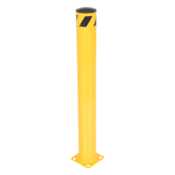 Vestil Steel Pipe Safety Bollard 48 In. x 5-1/2 In. Yellow BOL-48-5.5
