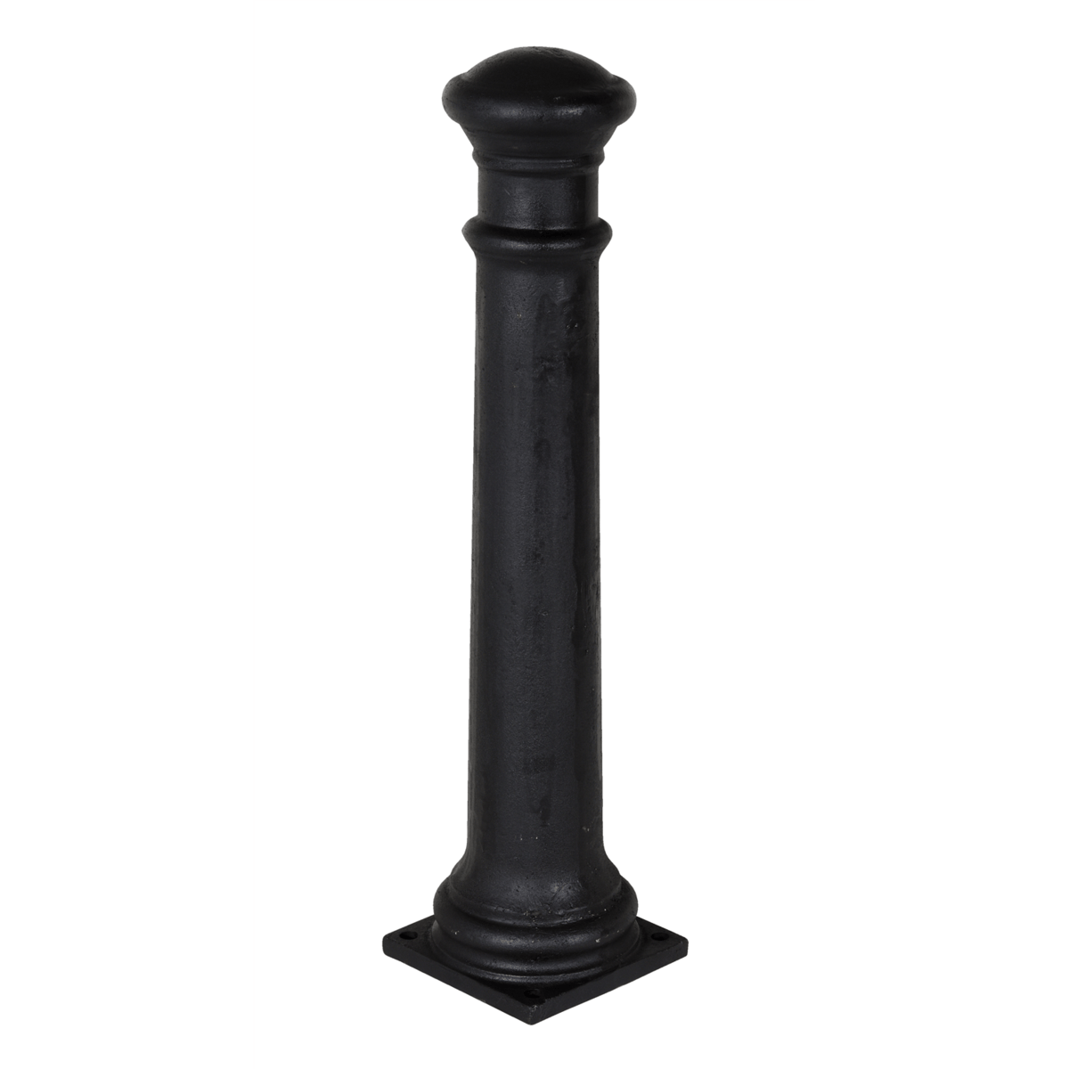 Vestil Ductile Iron Decorative Bollard 38 In. x 8 In. Black BOL-CI-38-8